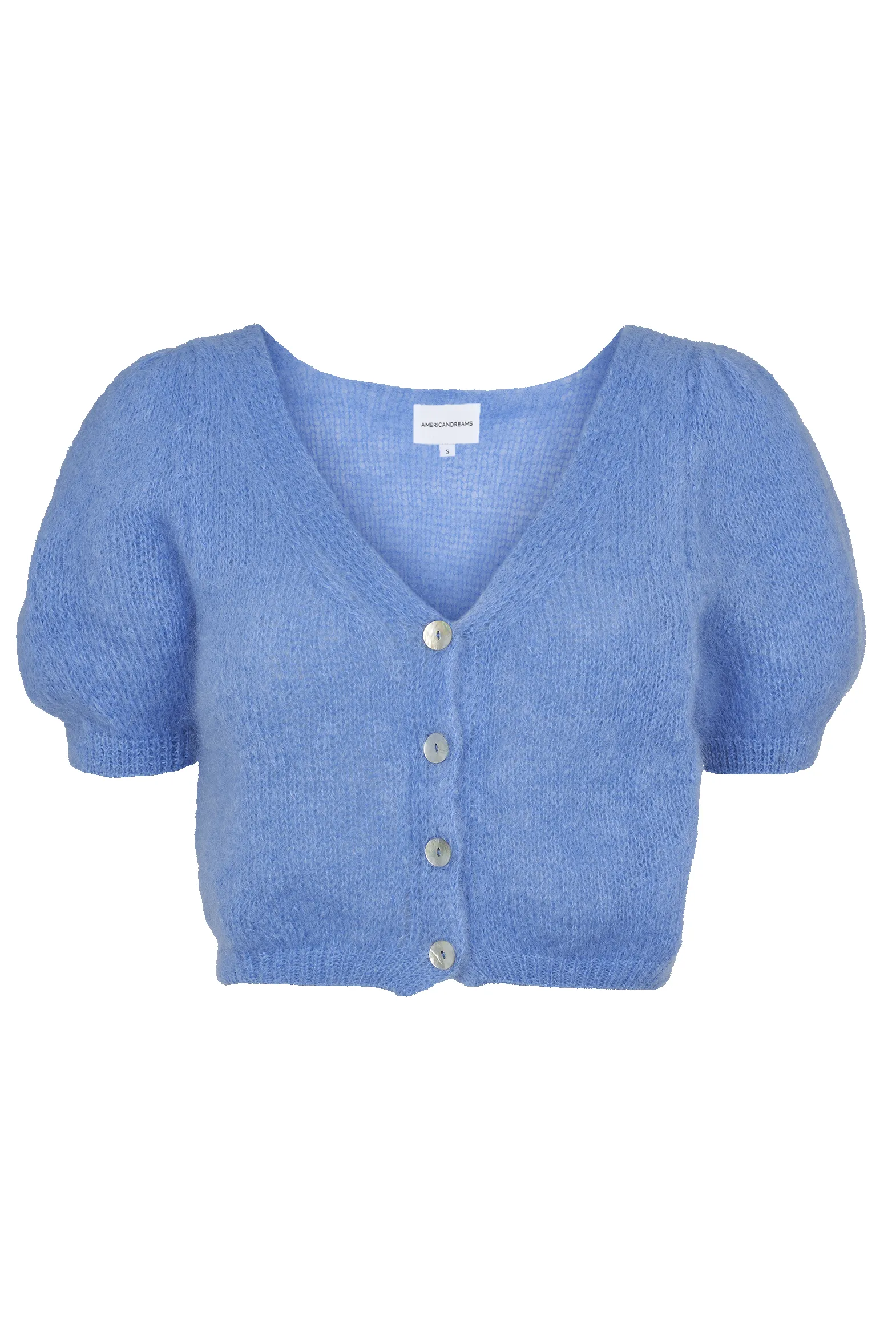 Harper Cardigan Sky Blue sold by Americandreams