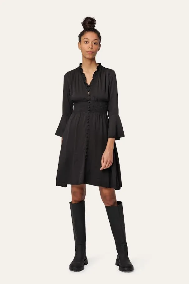 Sally Short Dress Black Solid sold by Americandreams product image thumbnail 2