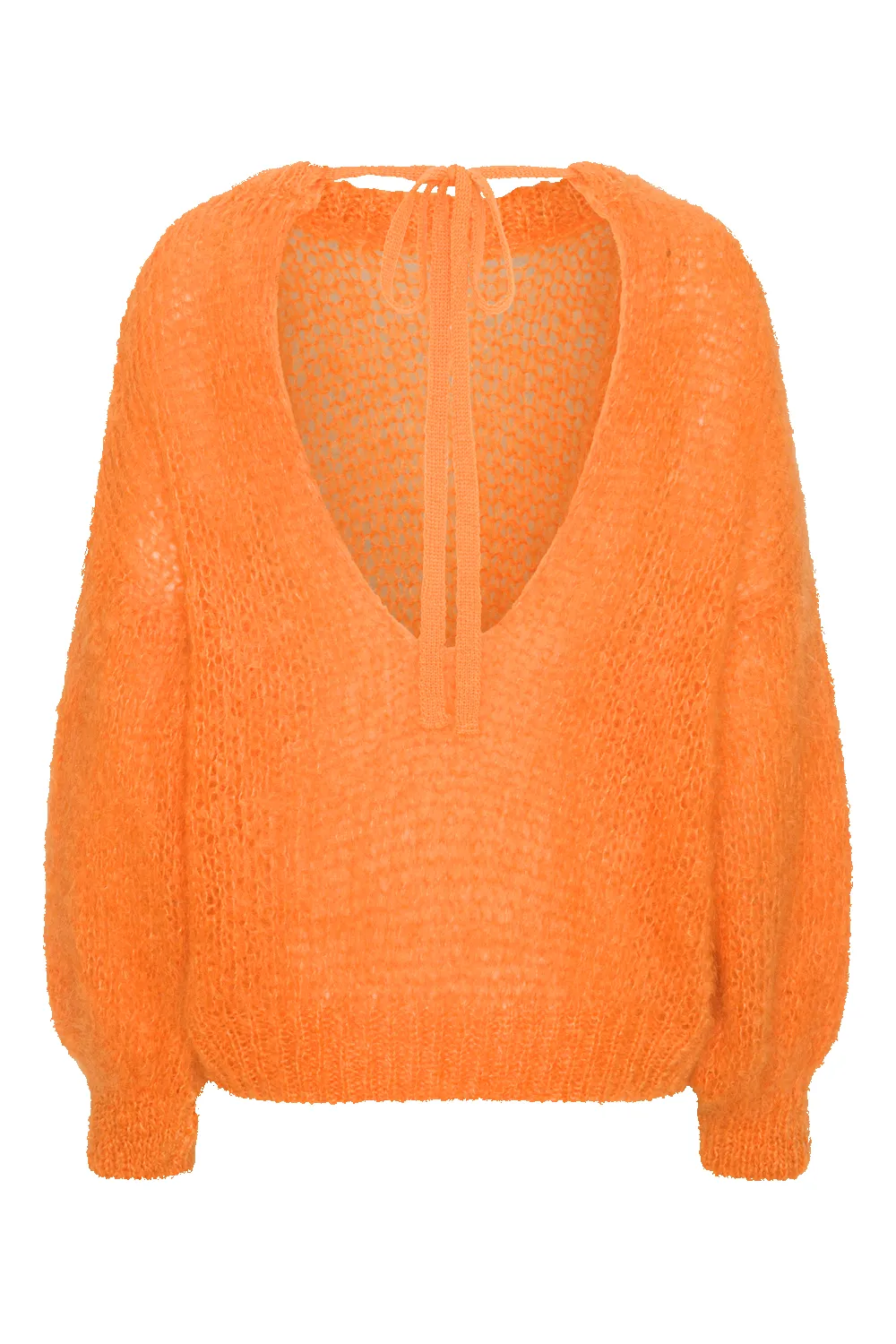 Toga Back Tie Mohair Pullover Orange sold by American Dream