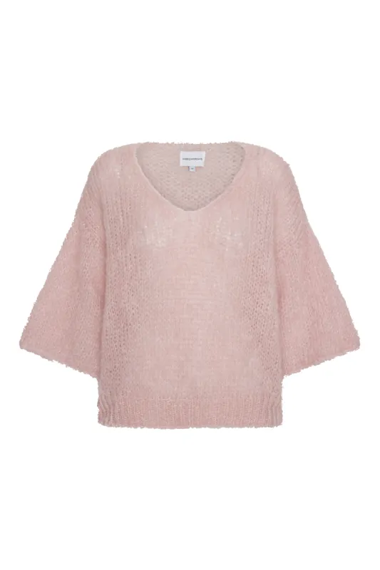 Miranda Shortsleeve Pullover Light Pink sold by Americandreams