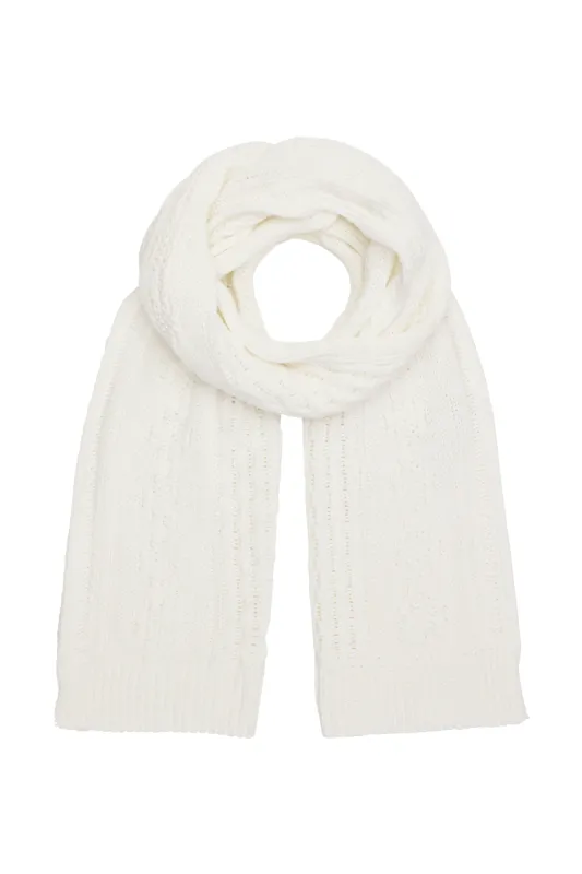 Jojo Cotton Scarf White sold by Americandreams