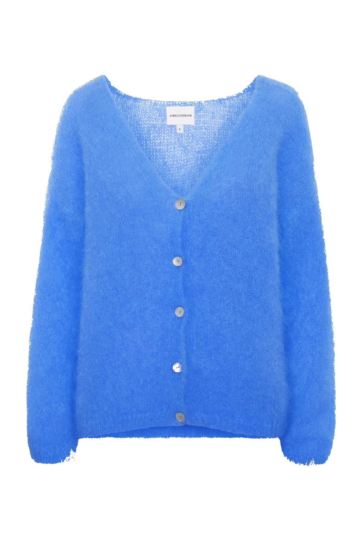 Cornelia LS Cardigan Sky Blue sold by Americandreams