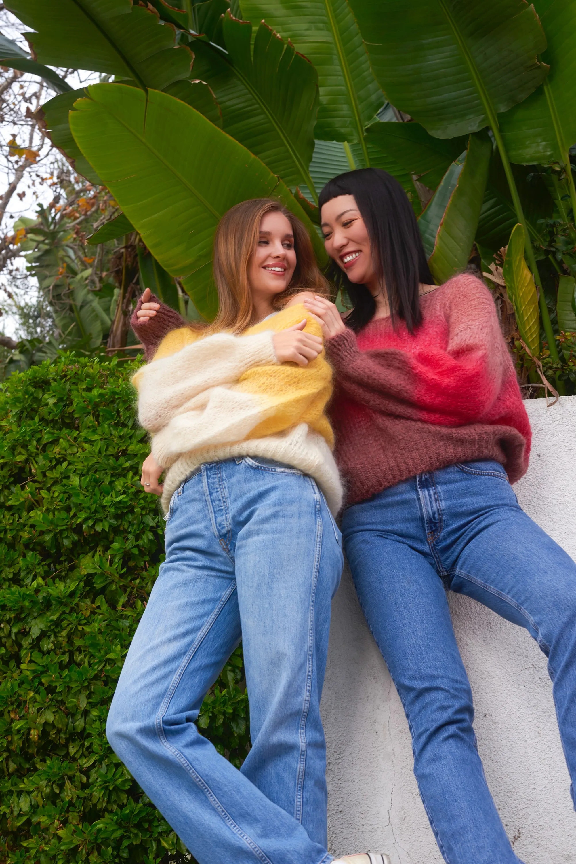 Milana Knit 2-Colored Yellow/White sold by Americandreams product image thumbnail 4