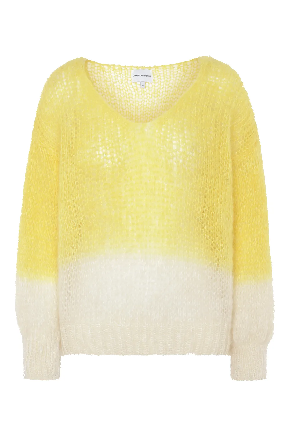 Milana Knit 2-Colored Yellow/White sold by Americandreams