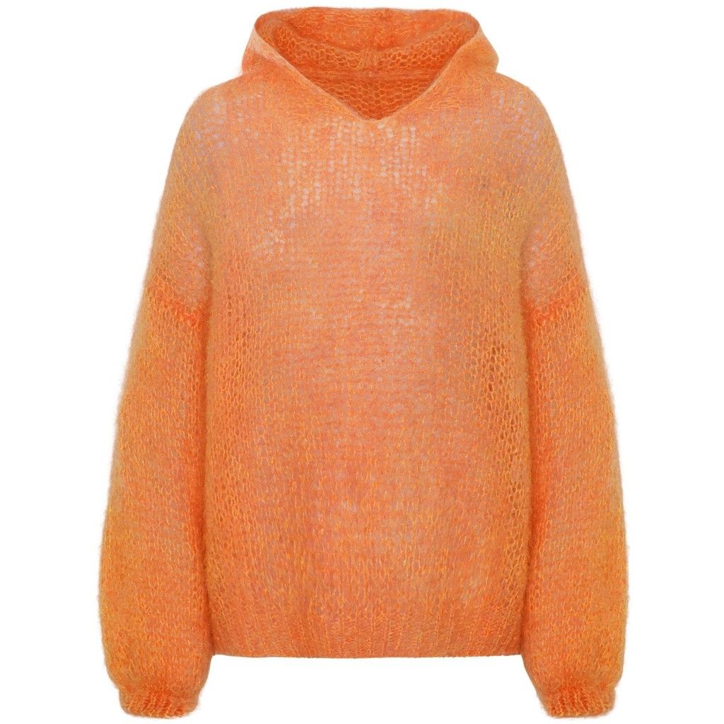 Antonella Mohair Hoodie - Orange sold by American Dream