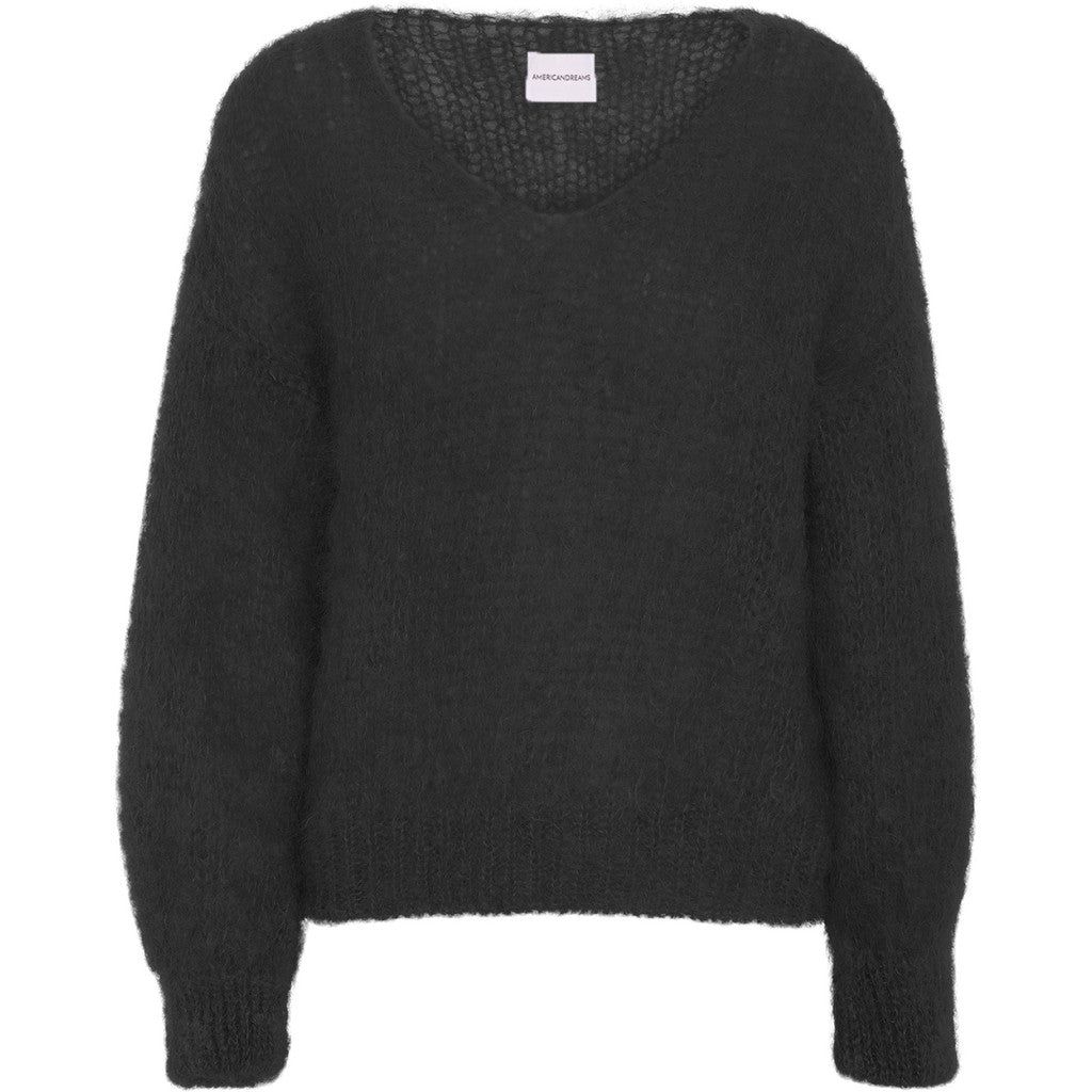 Milana LS Mohair Knit - Black sold by American Dream