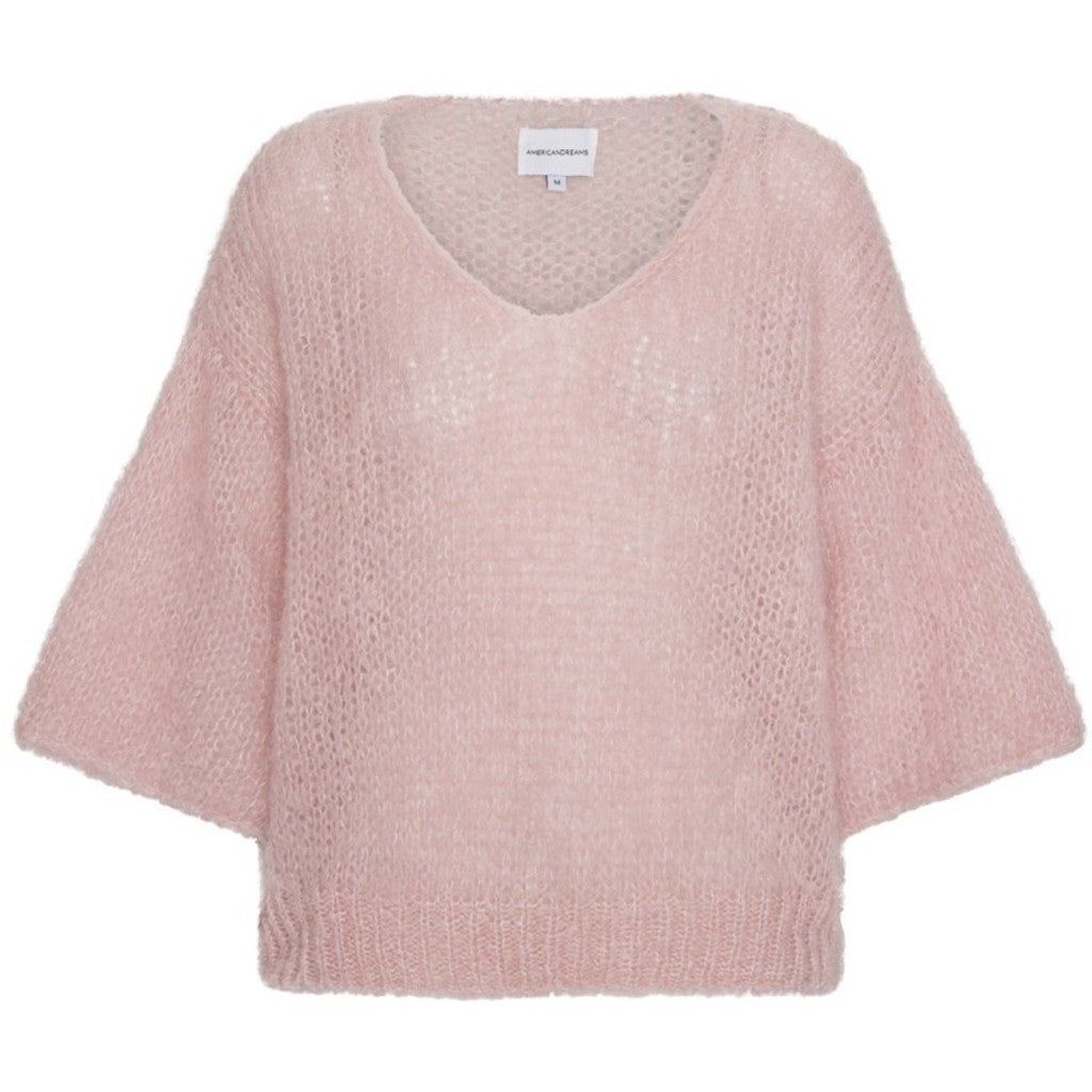 Miranda Shortsleeve Pullover - Light Pink sold by American Dream