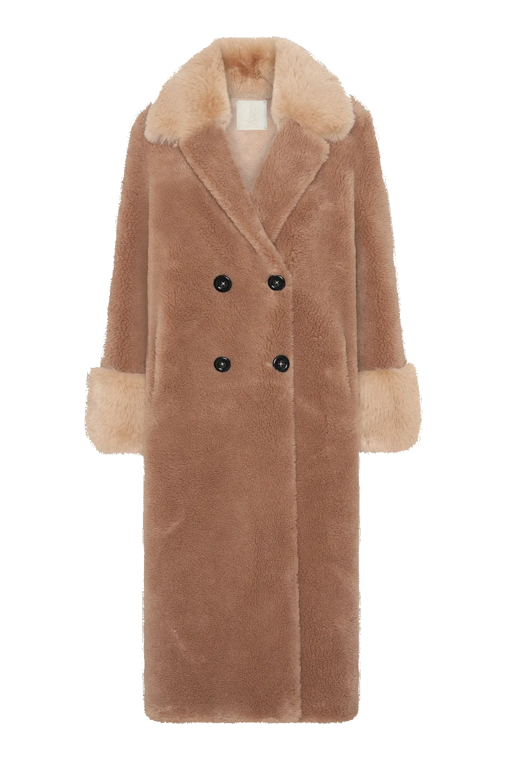 Fiona Long Wool Coat Light Brown sold by Americandreams