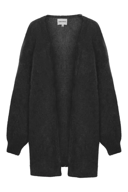 Lee Midi Cardigan Black sold by Americandreams