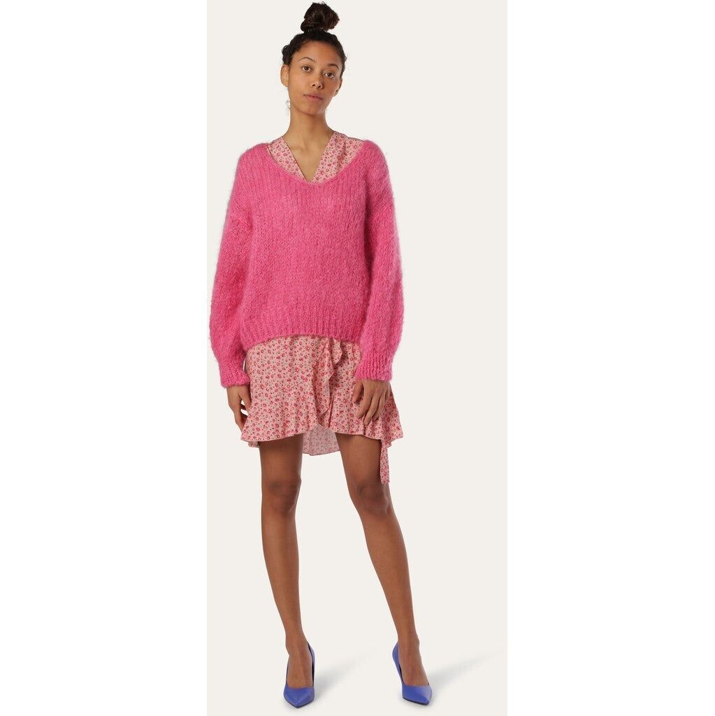 Milly Wrap Dress Short - Light Pink Flower sold by American Dream product image thumbnail 3