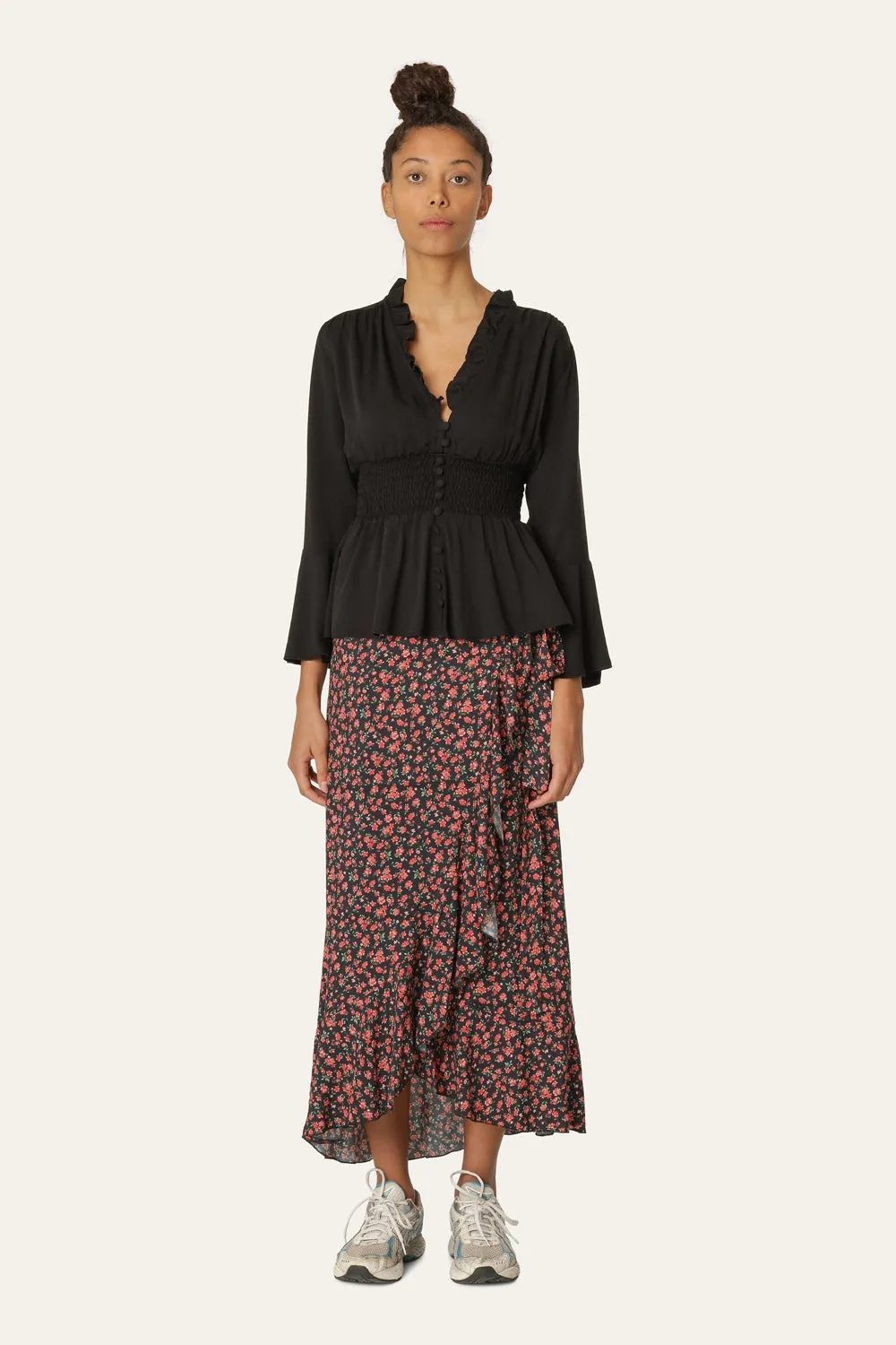 Sally Top Black Solid sold by Americandreams product image thumbnail 2