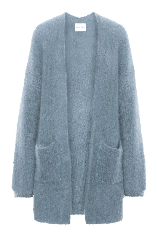 Betsy Midi Cardigan Light Blue sold by Americandreams
