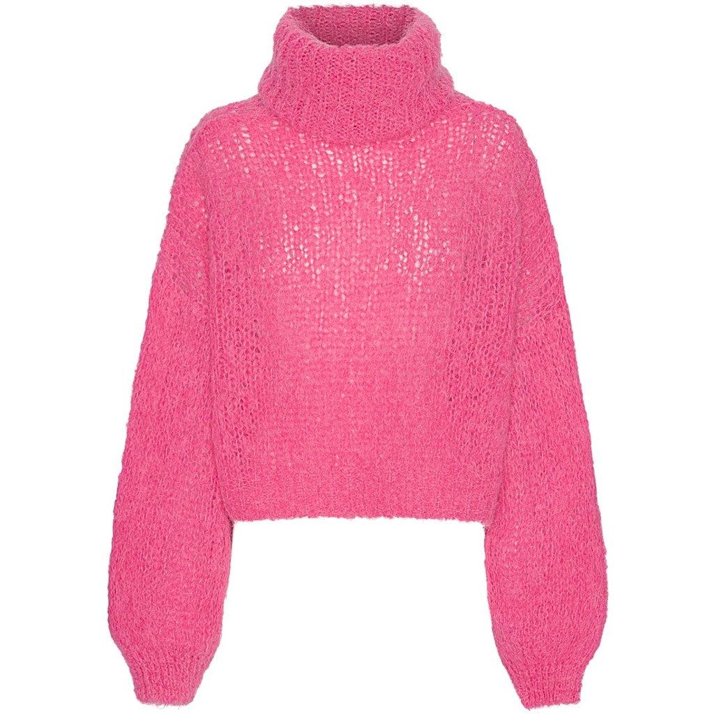 Pepper Roll Neck Cropped - Pink sold by American Dream