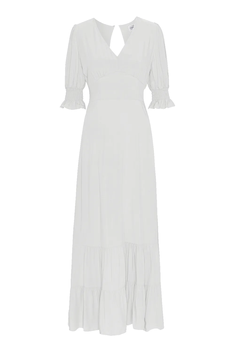 Koko Dress Long Open Back White sold by Americandreams
