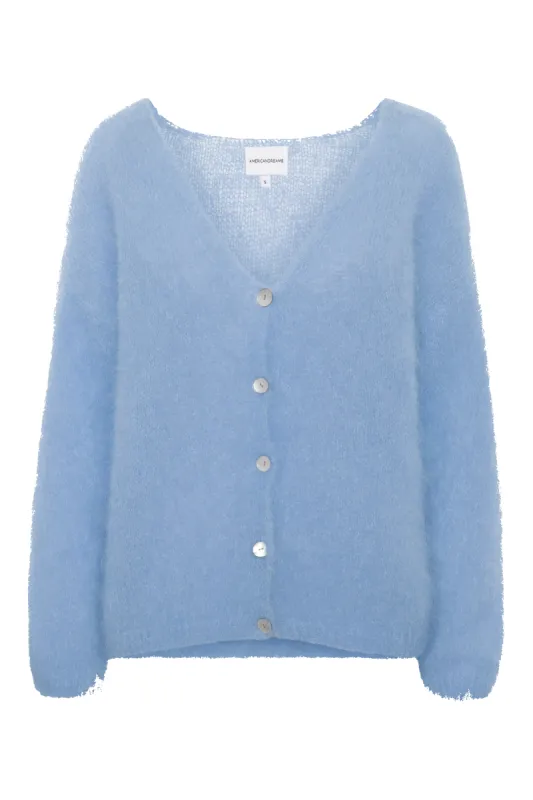 Cornelia LS Cardigan Light Blue sold by Americandreams