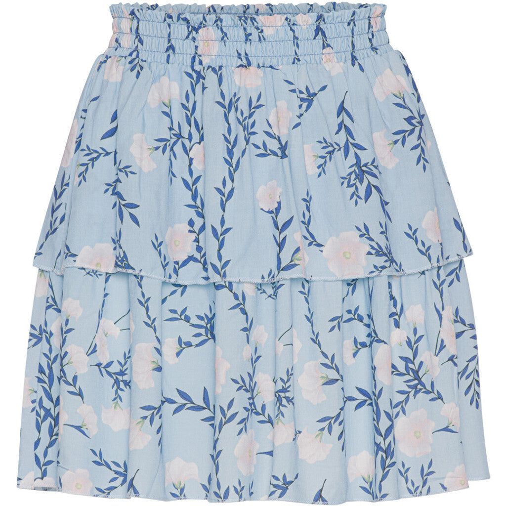 Sally Short Skirt - Light Blue Flower sold by American Dream