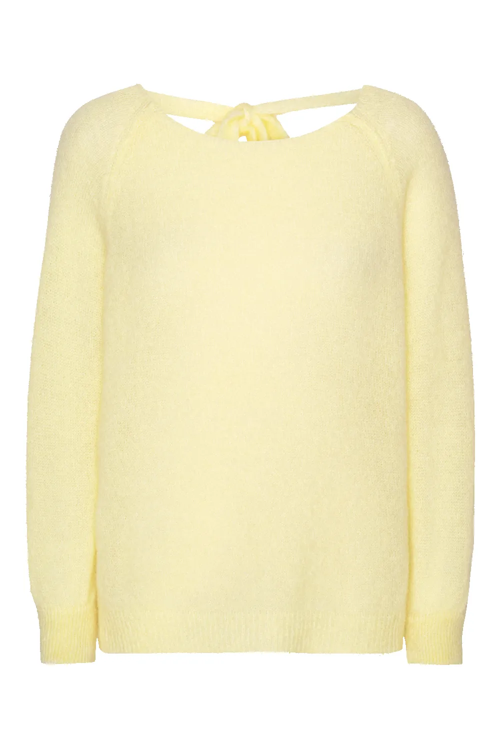 Julya Back Tie Pullover Light Yellow sold by American Dream