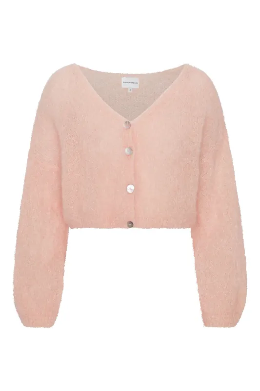 Cornelia Cropped Cardigan Peach sold by American Dream