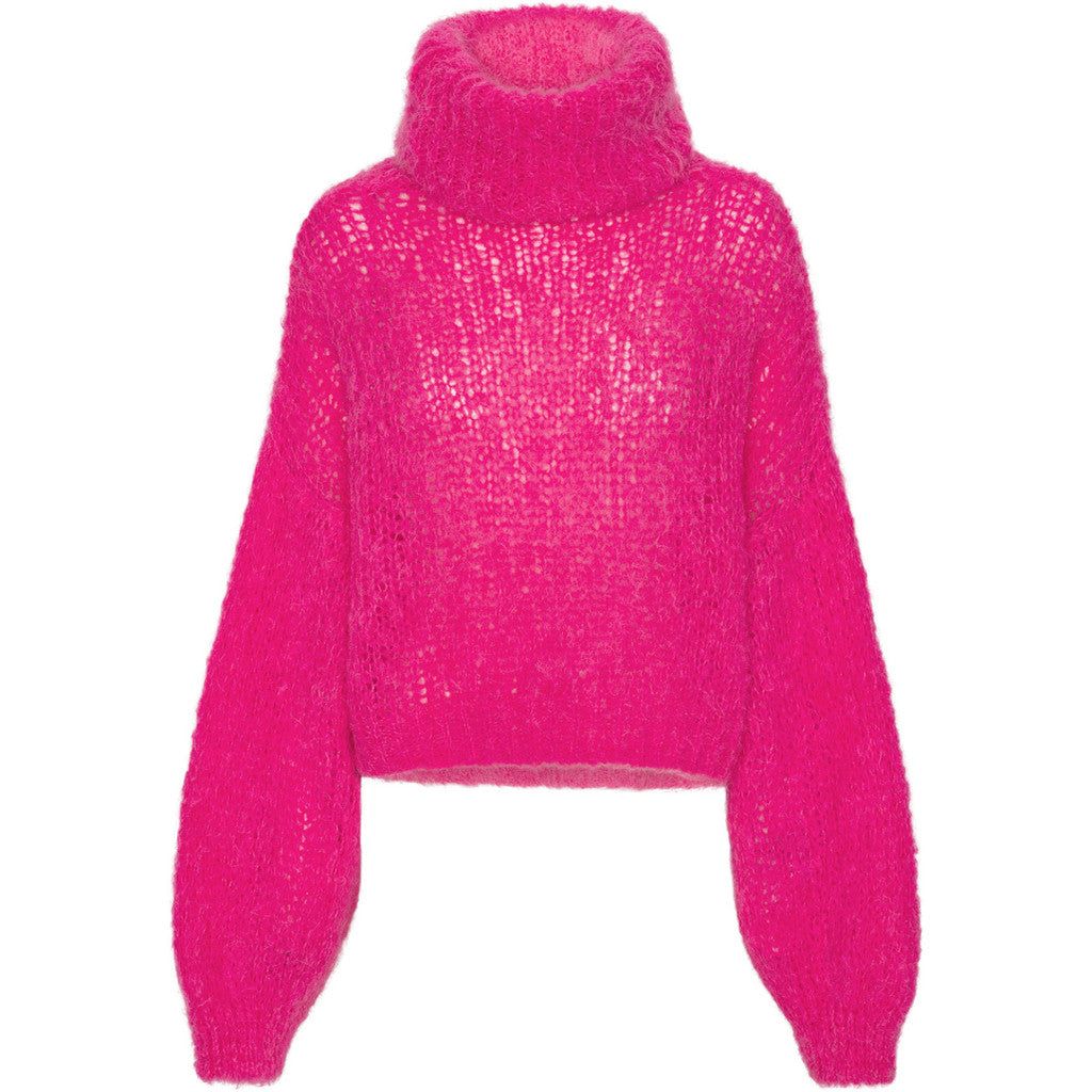 Pepper Roll Neck Cropped - Neon Pink sold by American Dream