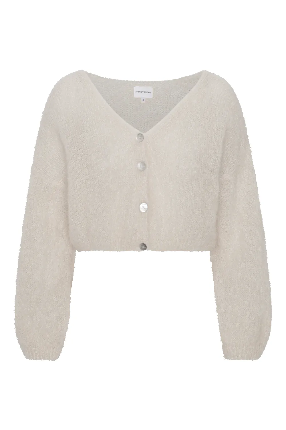 Cornelia Cropped Cardigan Beige sold by Americandreams