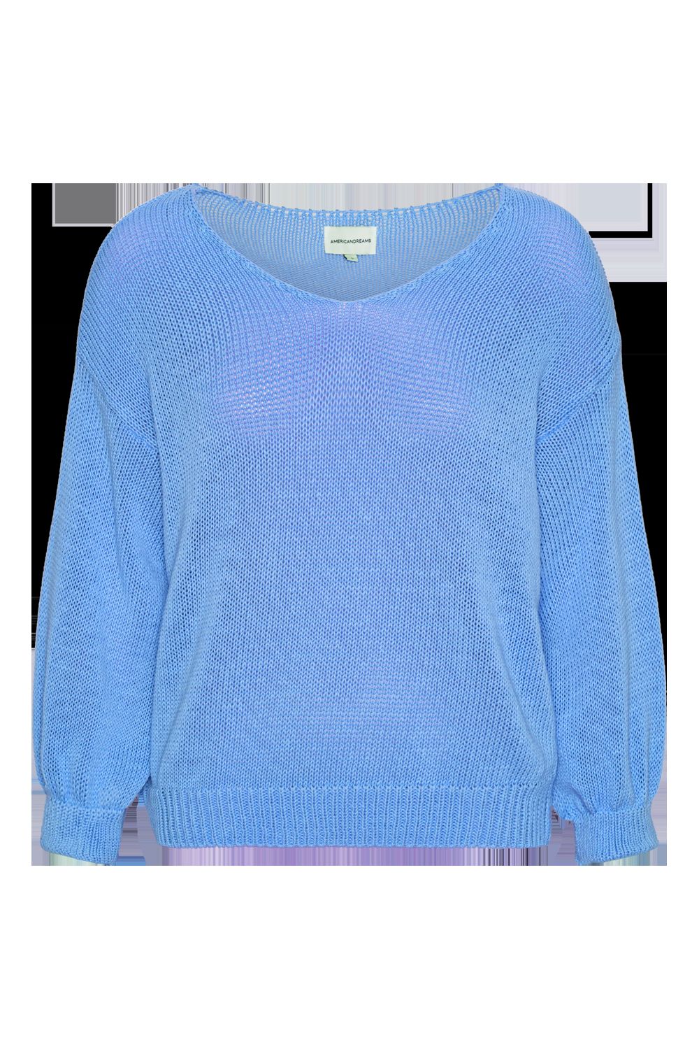 Milana LS Light Cotton Knit Sky Blue sold by American Dream