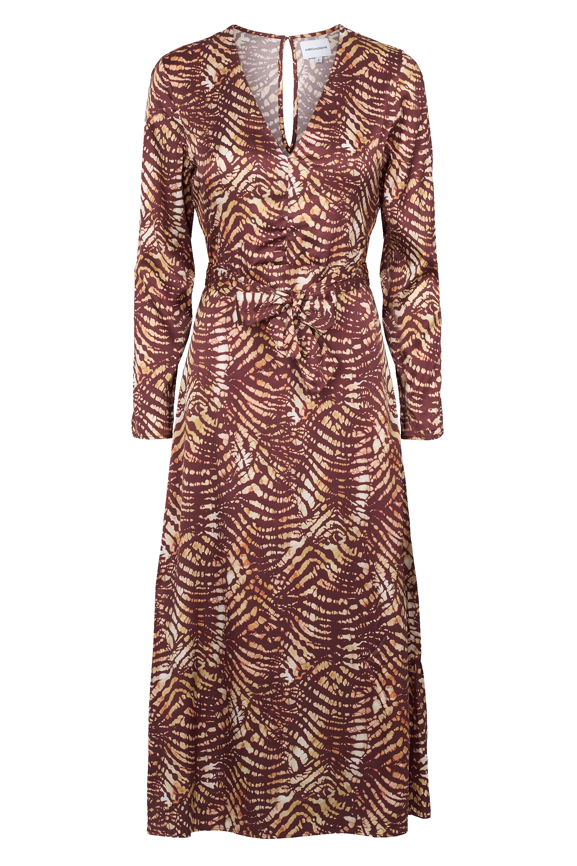 Kristy Dress Yellow Print sold by American Dream