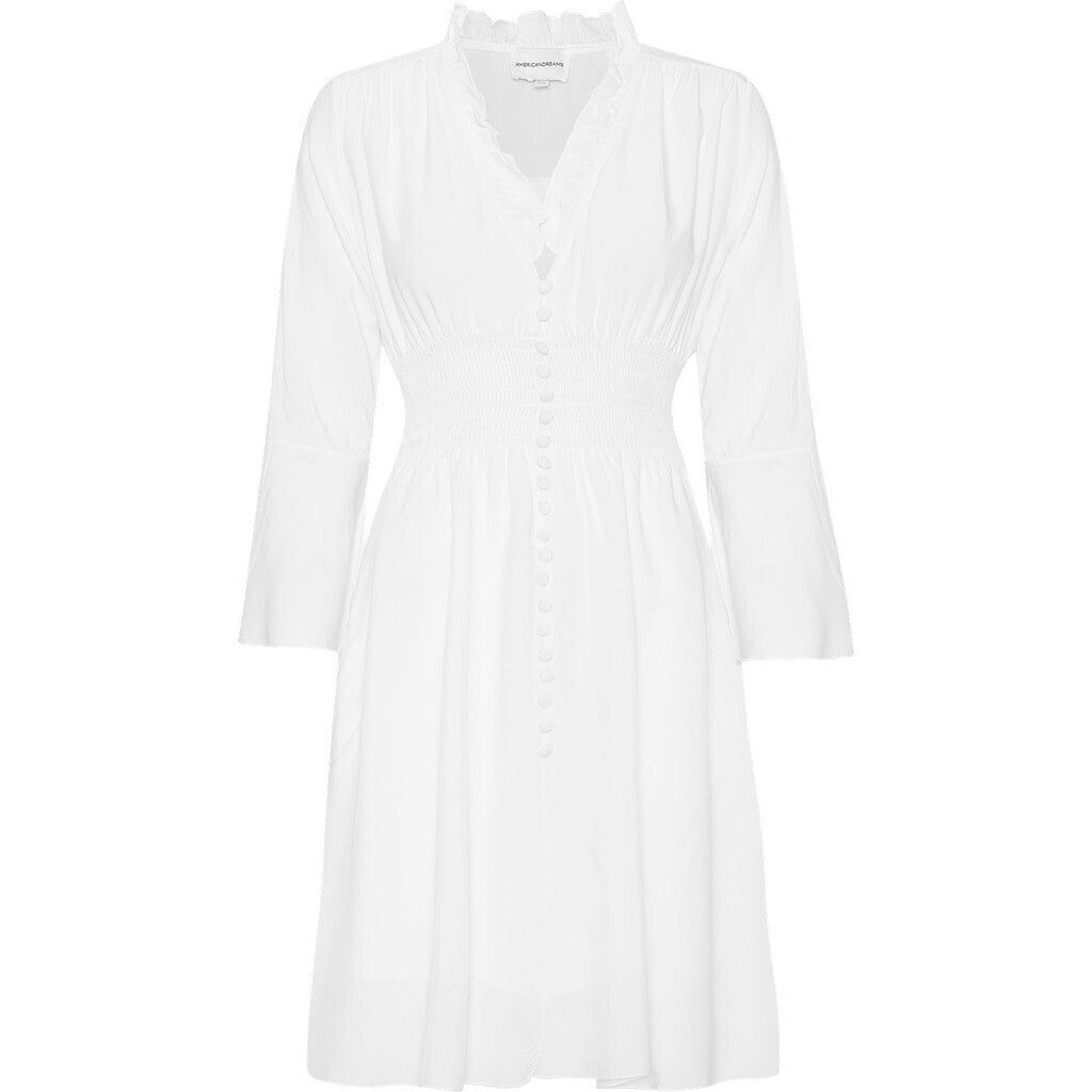 Sally Short Dress - Solid White sold by American Dream