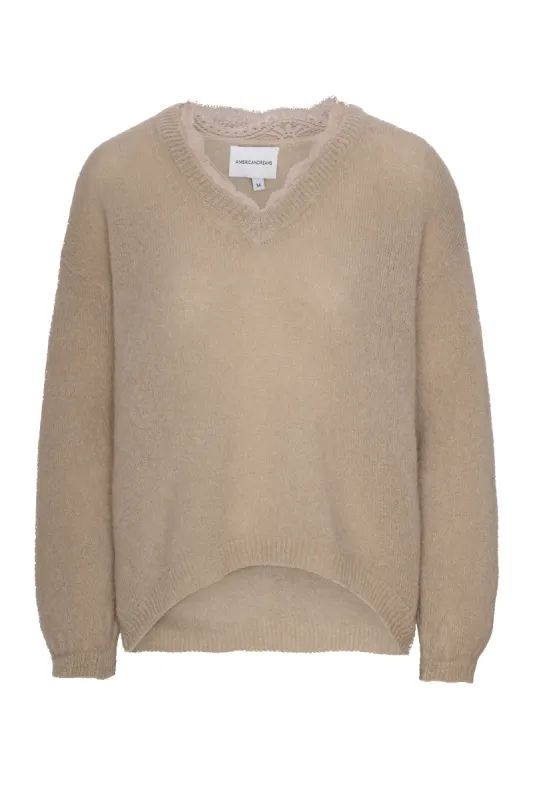Esme Pullover Beige made by Americandreams