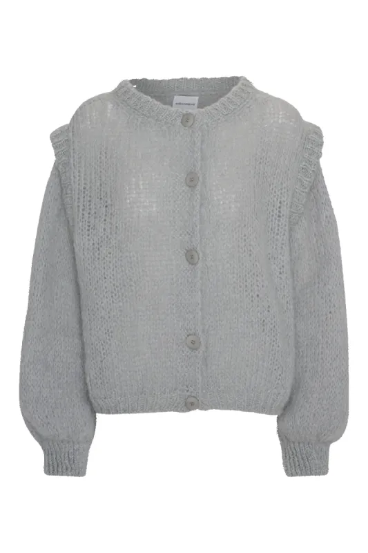 Olly Cardigan Light Grey sold by Americandreams