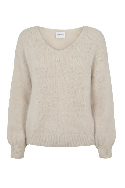 Milana LS Alpaca Pullover Beige sold by Americandreams