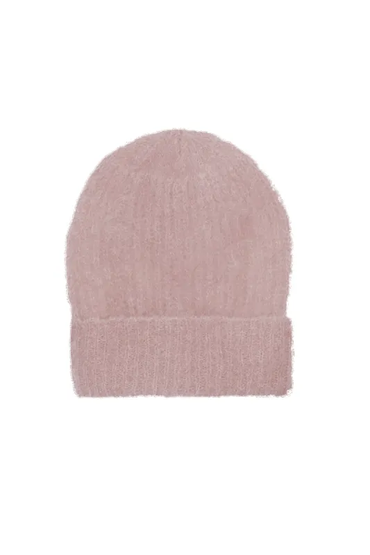 Mila Mohair Beanie Light Pink made by Americandreams