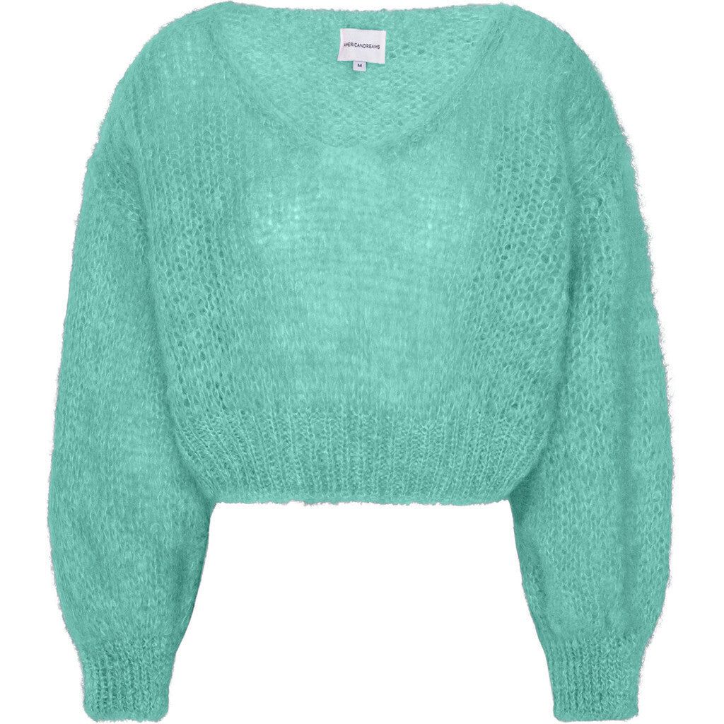 Milana Cropped Pullover - Seafoam Green sold by American Dream