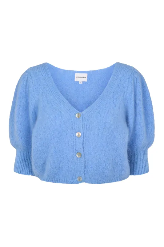 Manda Alpaca Cardigan Sky Blue sold by Americandreams