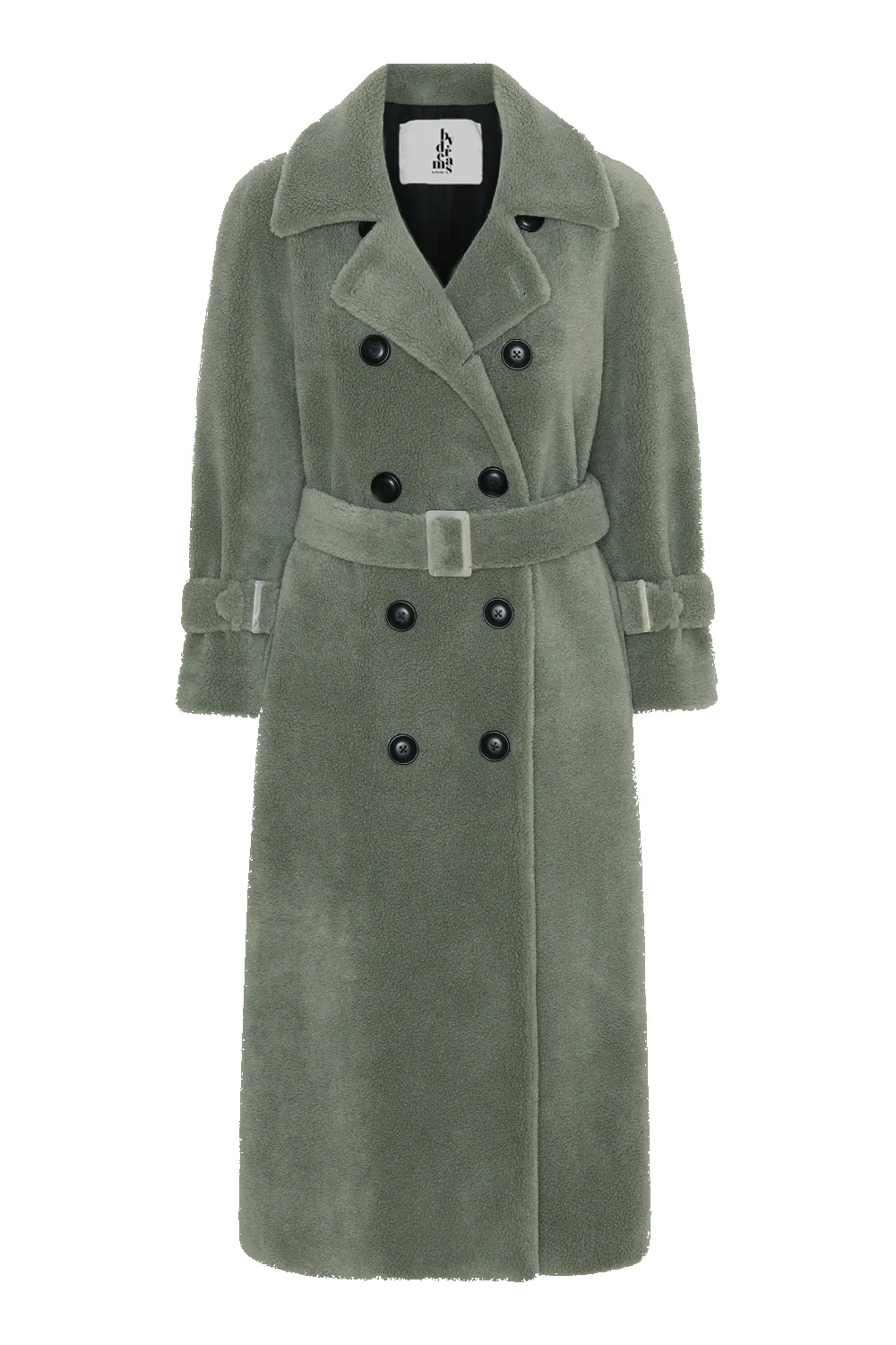 Raphaelle Coat Long Green sold by American Dream