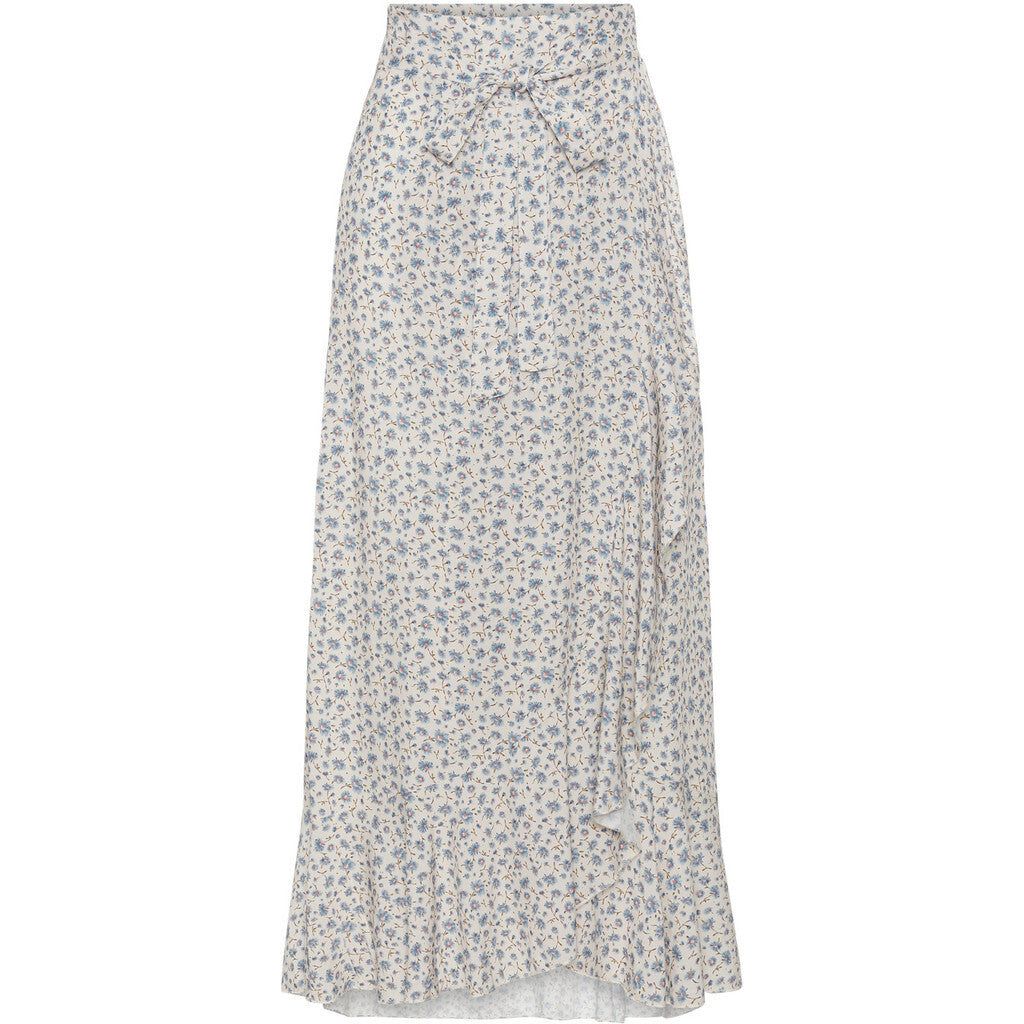 Milly Wrap Skirt Long - Blue Flower sold by American Dream