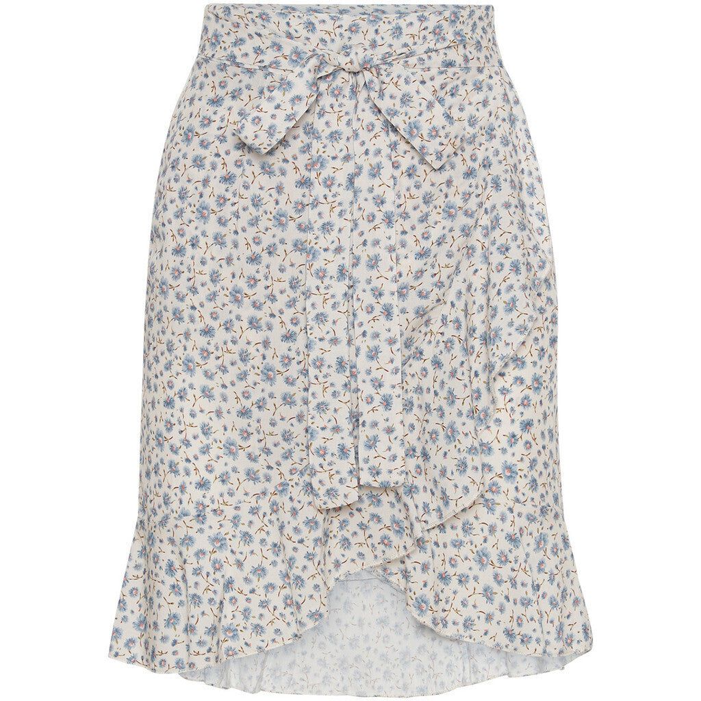 Milly Wrap Skirt Short - Blue Flower sold by American Dream