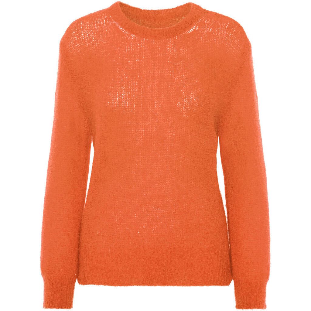 Ulla O Neck Knit Pullover - Burnt Orange sold by American Dream