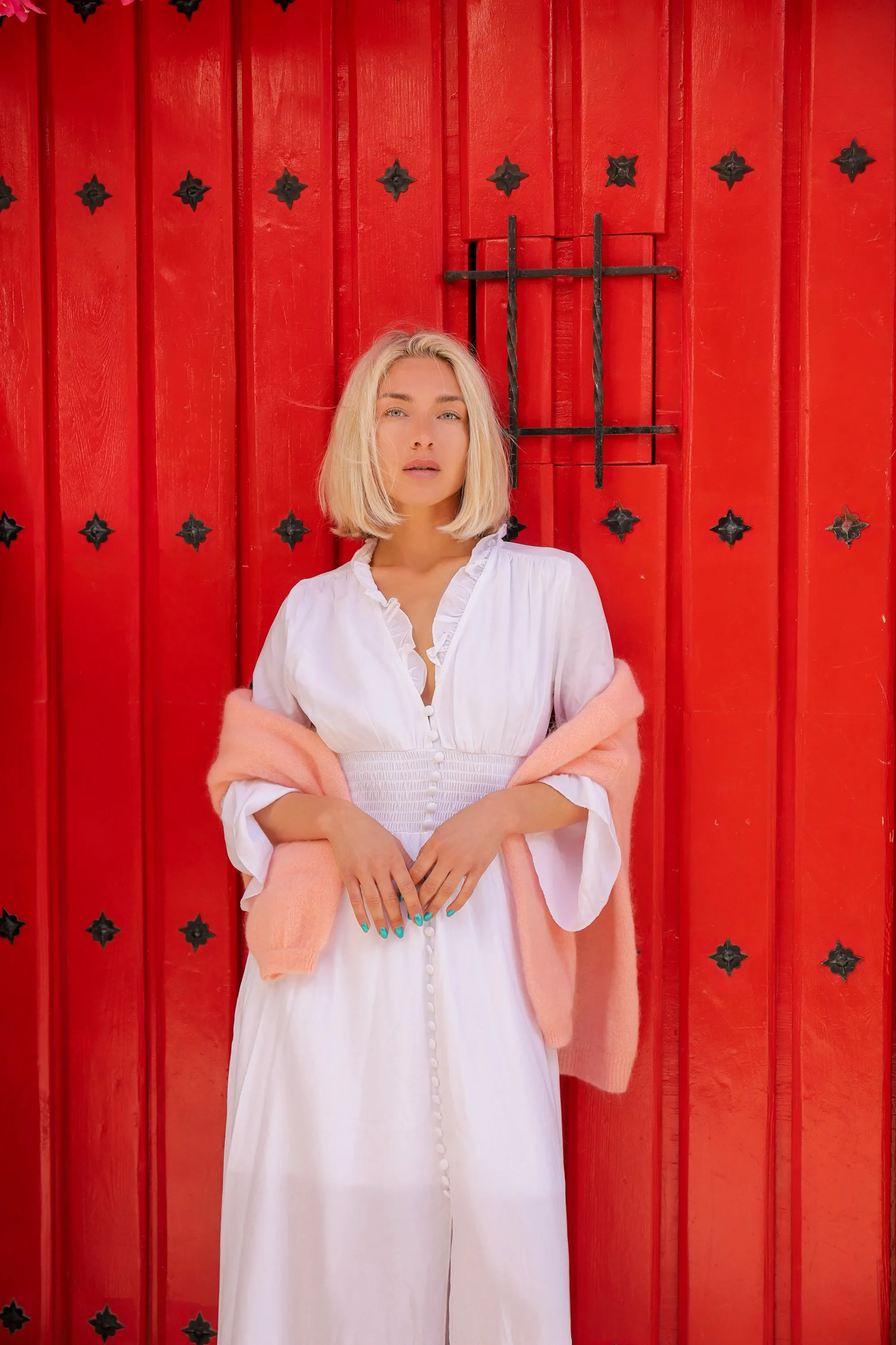 Sally Long Dress White sold by Americandreams product image thumbnail 3