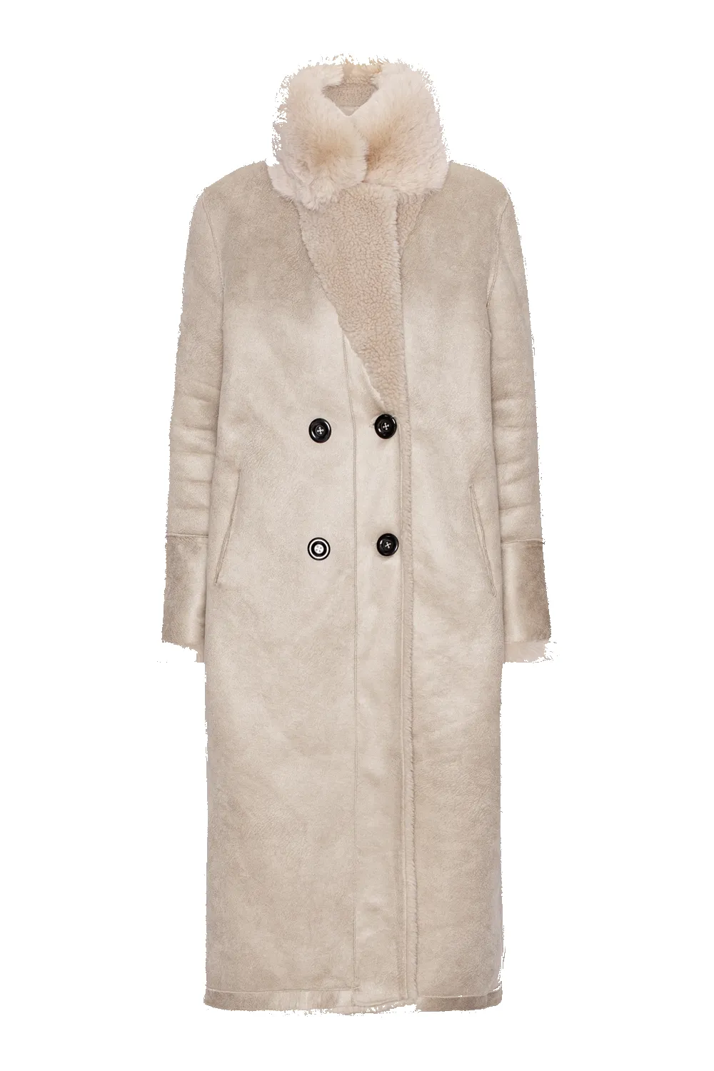 Leona Wool Coat Long Beige sold by Americandreams product image thumbnail 2