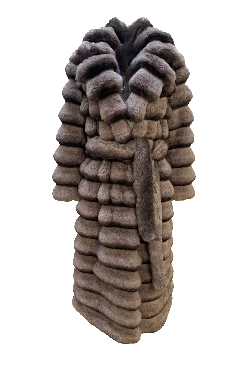 Sussana Faux Fur Long Grey - Sample sold by Americandreams