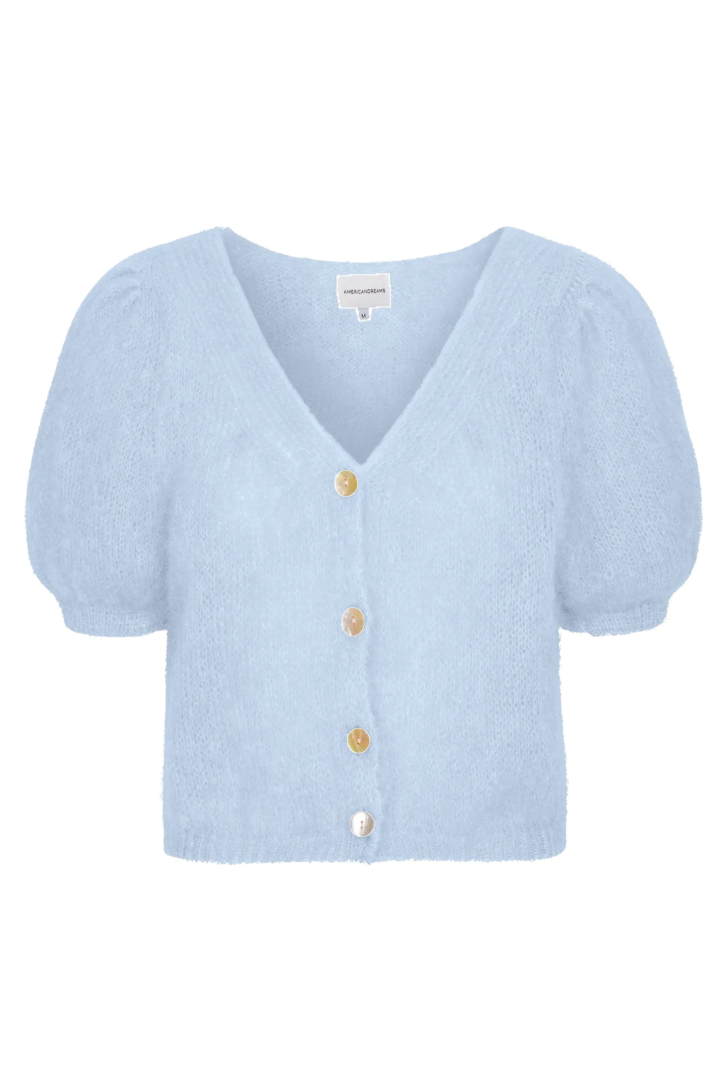 Harper Cardigan Light Blue sold by Americandreams