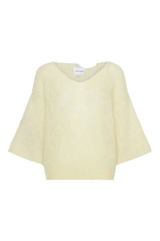 Miranda Shortsleeve Pullover Light Yellow sold by American Dream