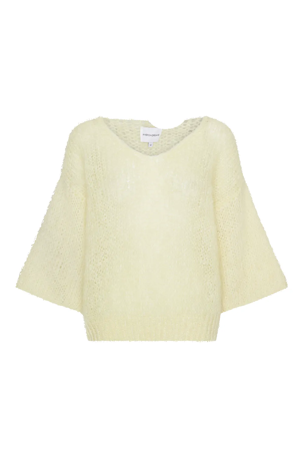 Miranda Shortsleeve Pullover Light Yellow sold by American Dream