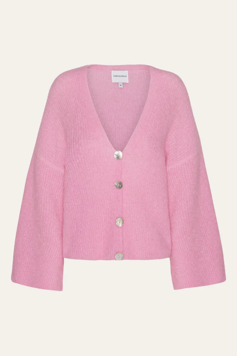 Sandra Oversized Cardigan Soft Berry sold by Americandreams