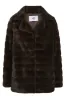 Bailey Faux Fur Coat Short Dark Brown sold by Americandreams
