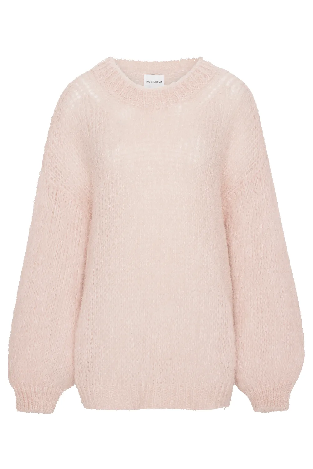Pepper Round Neck Pullover Light Pink sold by Americandreams