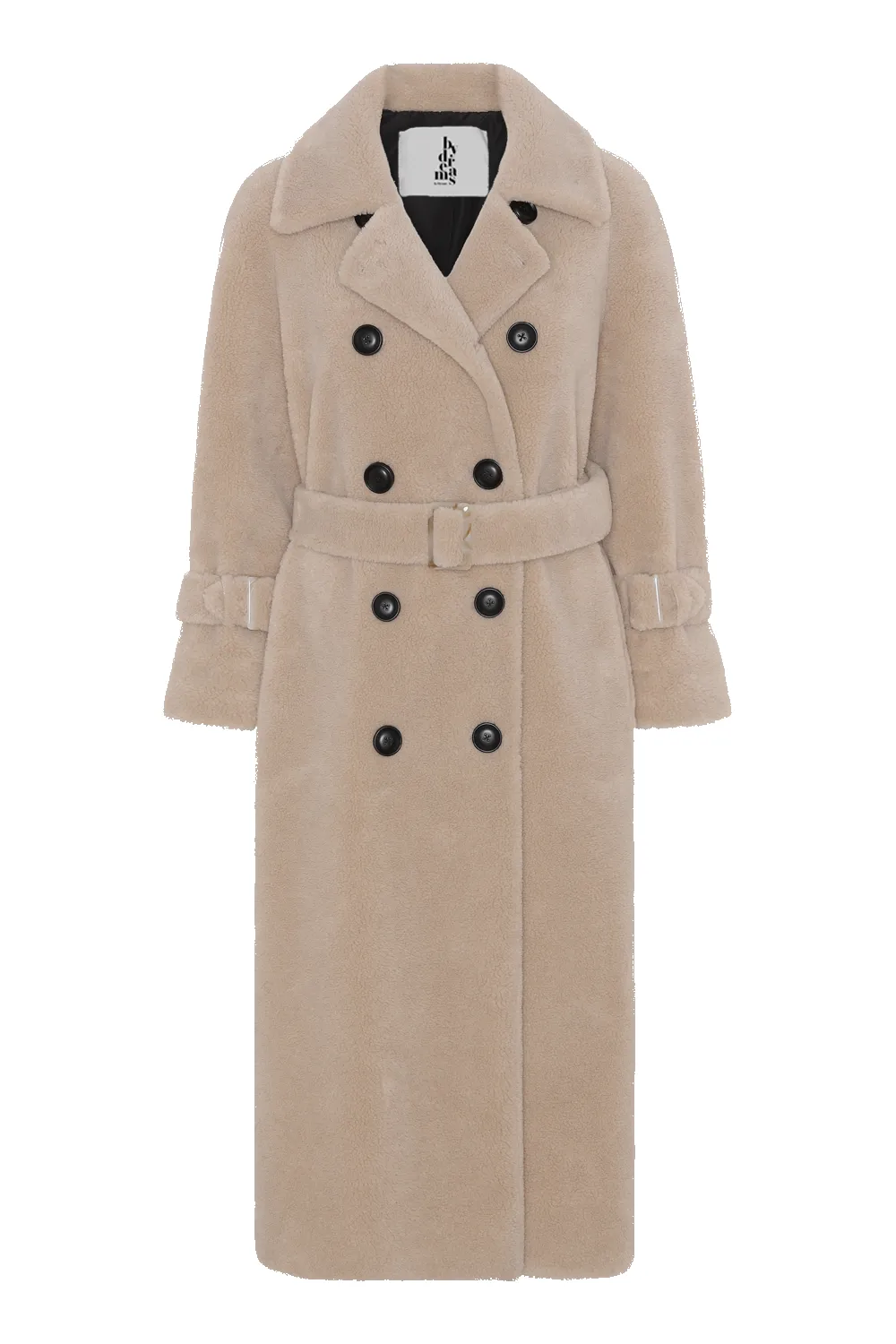 Raphaelle Coat Long Beige sold by American Dream