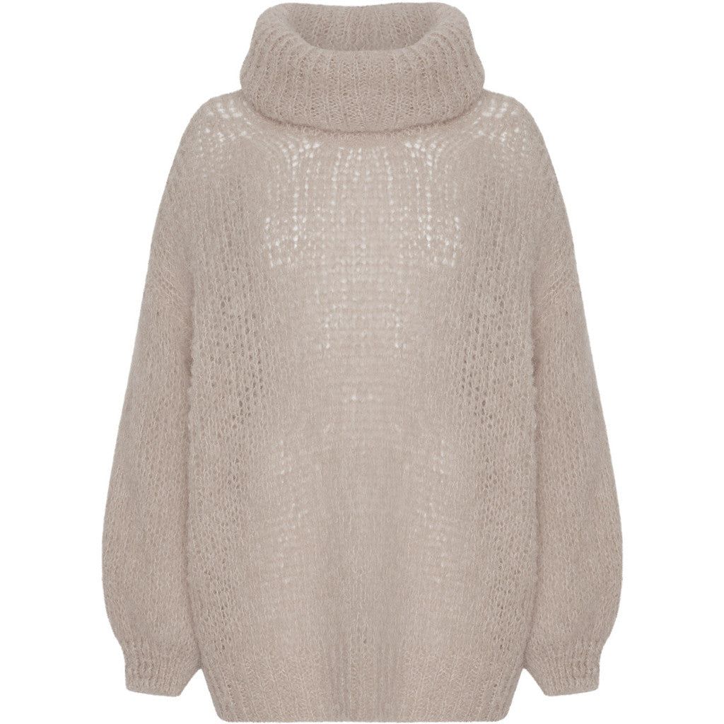 Pepper Roll Neck Alpaca Pullover - Beige sold by American Dream