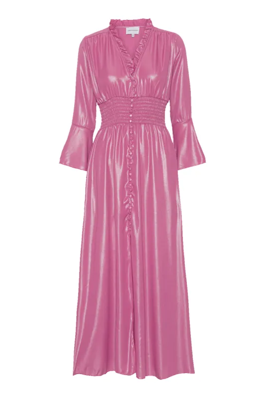 Sally Long Shimmer Dress Pink made by Americandreams