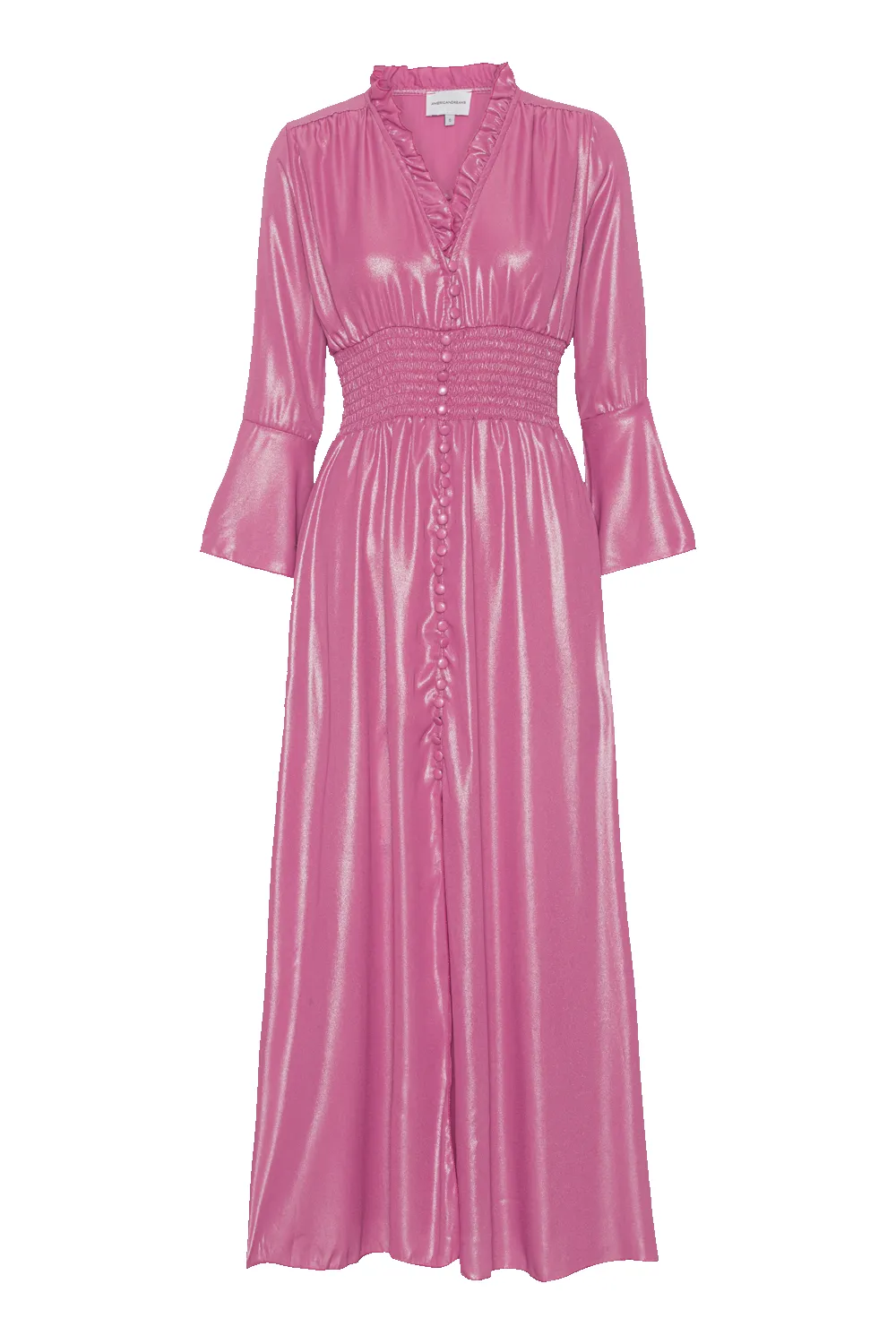 Sally Long Shimmer Dress Pink sold by Americandreams